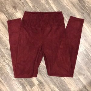 Faux Suede Pants